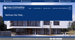 Desktop Screenshot of kaiser-schmedding.de