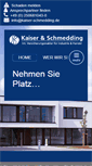 Mobile Screenshot of kaiser-schmedding.de
