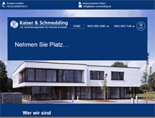 Tablet Screenshot of kaiser-schmedding.de
